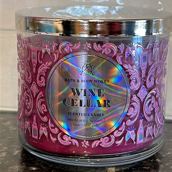 Bath & Body Works Accents Bath Body Works Wine Cellar 3 Wick Candle